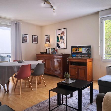 Ferienwohnung Joli 3P Avec Terrasse Et Garage Proche Centre Straßburg Exterior foto