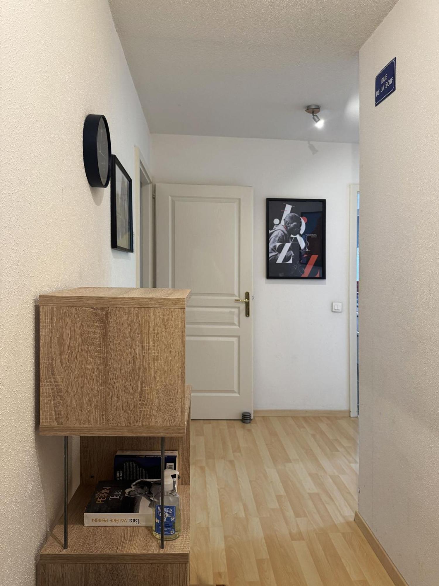 Ferienwohnung Joli 3P Avec Terrasse Et Garage Proche Centre Straßburg Exterior foto